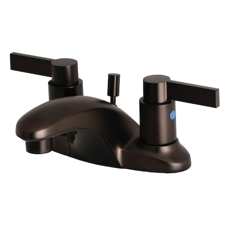 Nuvofusion FB8625NDL 4-Inch Centerset Bathroom Faucet with Retail Pop-Up FB8625NDL
